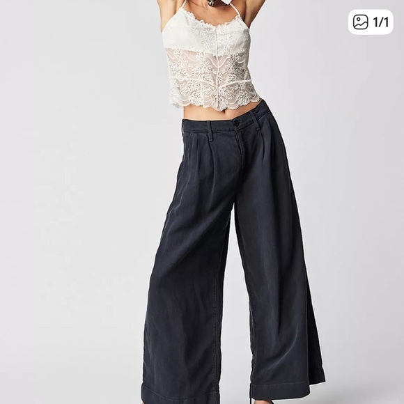 MOTHER dark Navy high Waisted Pouty Prep Ankle - Picture 1 of 7